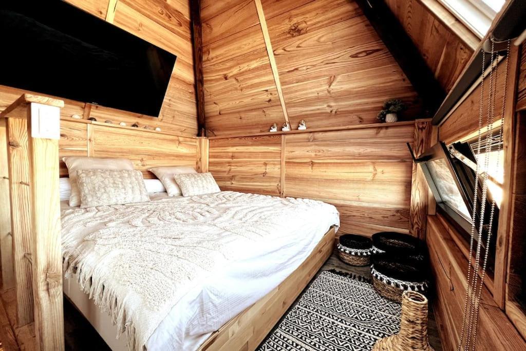 Chalet Et Jaccuzy Sur La Plage Бискарос Екстериор снимка