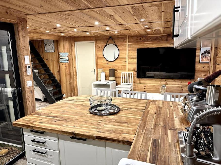 Chalet Et Jaccuzy Sur La Plage Бискарос Екстериор снимка