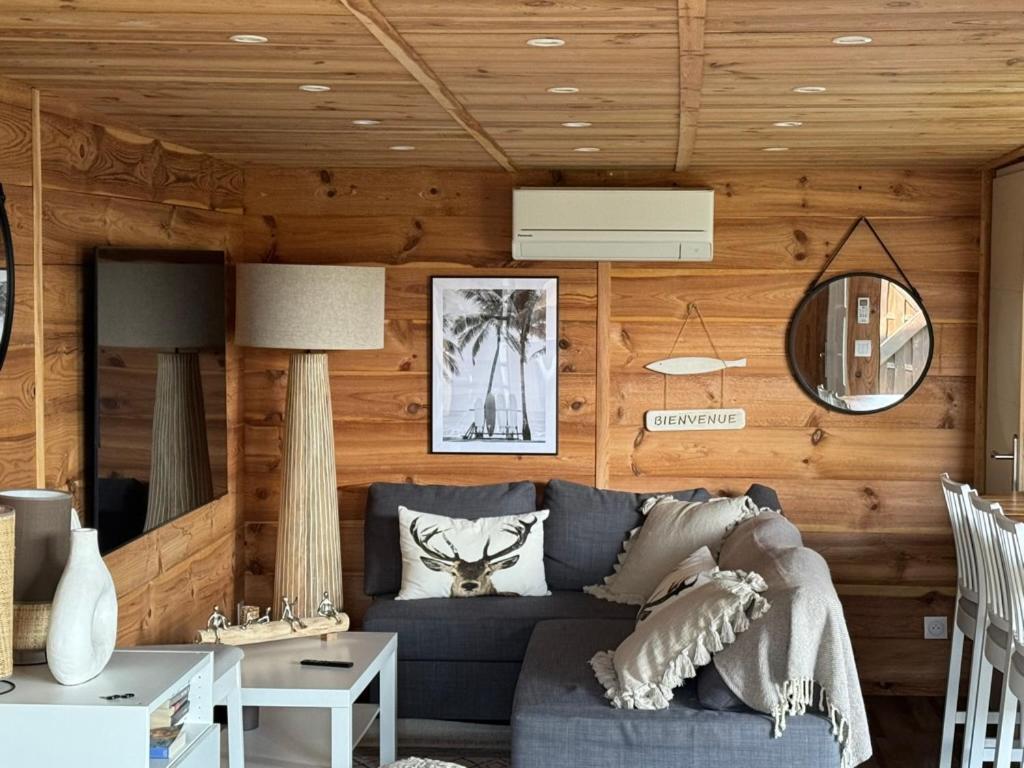 Chalet Et Jaccuzy Sur La Plage Бискарос Екстериор снимка